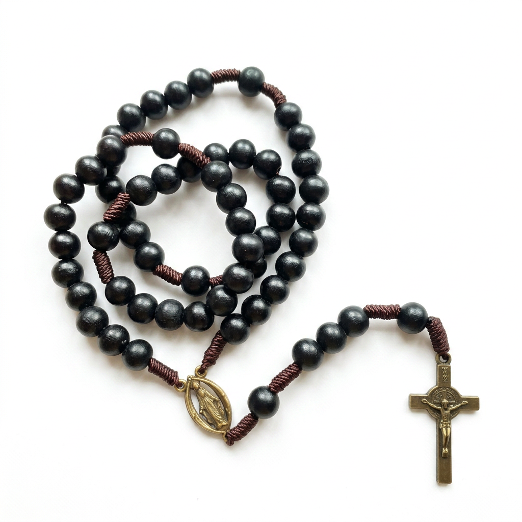 Prayer rope draped