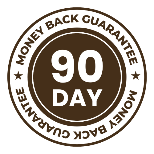 90-day guarantee badge